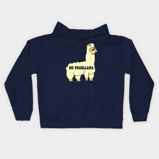 No Probllama Kids Hoodie